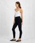 Фото #3 товара Petite Side-Zip Ponte Leggings, Created for Macy's