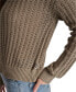 ფოტო #4 პროდუქტის Women's Open-Stitch Long-Sleeve Sweater