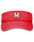 Men's Red Maryland Terrapins Terry Adjustable Visor