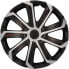Фото #1 товара Cartrend 4 x wheel caps Daytona black / silver 15 inches