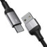 Фото #3 товара Kabel przewód USB - USB-C do szybkiego ładowania A10 Series 3A 1.2m czarny