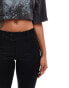 Фото #3 товара Monki low rise skinny flare trousers in black