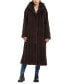 Фото #4 товара Women's Hooded Faux-Fur Maxi Coat