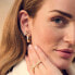 Fine gold-plated earrings Ivrea SJ-E12306-CZ-YG