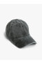 Фото #4 товара Basic Kep Şapka Eskitme Görünümlü Dikiş Detaylı