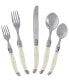 Фото #2 товара Laguiole 20-Piece French Ivory Flatware Set, Service for 4