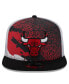 Фото #3 товара Men's Black Chicago Bulls Court Sport Speckle 9fifty Snapback Hat
