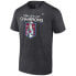 Фото #2 товара Men's Heather Charcoal Colorado Avalanche 2022 Stanley Cup Champions Locker Room T-Shirt