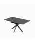 Фото #4 товара Horn-Shaped Round Dining Table with Metal Base