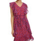 ფოტო #3 პროდუქტის Petite Ruffled Chiffon Fit & Flare Dress