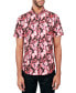 Фото #1 товара Men's Regular Fit Non-Iron Performance Stretch Floral Button-Down Shirt