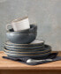 Studio Grey 4 Piece Medium Coupe Plate Set