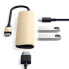 Фото #3 товара Satechi Aluminium Type-C Slim Mullti-Port Adapter 4K"Gold USB-C 4 in 1