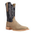 Фото #2 товара R. Watson Boots Boar Wide Square Toe Cowboy Mens Beige, Blue, Blue Casual Boots