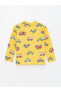 Gömlek Yaka Uzun Kollu Baskılı Erkek Bebek Pijama Takımı