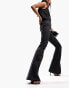 Фото #10 товара ASOS DESIGN power stretch 'enhancer' flared jeans in black