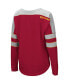 ფოტო #3 პროდუქტის Women's Crimson Iowa State Cyclones Trey Dolman Long Sleeve T-shirt