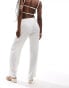 Фото #3 товара River Island textured wide leg trouser in cream