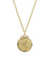 Women's Gold Tone Flower of the Month Narcissus Necklace