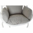 Фото #4 товара Подвесное садовое кресло DKD Home Decor 90 x 70 x 110 cm Серый Металл синтетический ротанг Белый