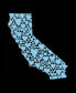 ფოტო #3 პროდუქტის Women's California Hearts Word Art V-neck T-shirt
