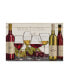 Фото #1 товара Janelle Penner Wine Tasting Red and White Canvas Art - 15" x 20"