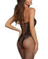 Фото #4 товара Fishnet Body Stocking Lingerie with Crotchless Teddy Design & Caged Neckline
