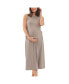 ფოტო #1 პროდუქტის Carol Rib A-line Cut Out Dress Taupe