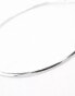 Фото #4 товара ASOS DESIGN Curve silver plated torque choker in minimal design