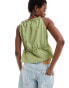 Фото #4 товара Noisy May parachute cami top in sage green