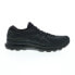 Asics Gel-Nimbus 24 Mens Black Leather Extra Wide Athletic Running Shoes