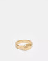 Фото #1 товара Icon Brand vesuvius signet ring in gold