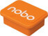 Фото #3 товара Nobo Magnesy do tablic NOBO, prostokoątne, 18x22mm, 4szt., pomarańczowe