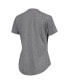 ფოტო #4 პროდუქტის Women's Heathered Gray Charlotte Hornets Tri-Blend Phoebe T-shirt