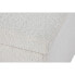Bench Home ESPRIT White Polyester MDF Wood 60 x 60 x 36 cm