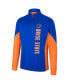 ფოტო #3 პროდუქტის Men's Royal Boise State Broncos Bart Quarter-Zip Windshirt