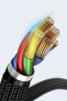 Фото #15 товара Nylonowy mocny kabel przewód USB-C PD 100W 20V 5A 2m czarny