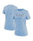 Фото #1 товара Women's Light Blue Tennessee Titans Sideline Velocity Performance T-shirt