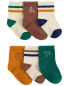 Фото #3 товара Baby 6-Pack Striped Booties 12-24M