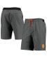 ფოტო #3 პროდუქტის Men's Heathered Gray Clemson Tigers Twisted Creek Omni-Shield Shorts