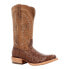 Фото #2 товара Durango Prca Collection FullQuill Ostrich Square Toe Cowboy Mens Brown Western