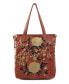 Women's Flora Soul Hand-Embroidery Tote Bag