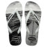 HAVAIANAS Hype slides White / White / Black / Grey, 43-44 - фото #1