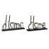 Фото #1 товара Декоративная фигура DKD Home Decor Чёрный Позолоченный Серебристый город 46 x 8 x 29 cm (2 штук)