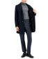 Фото #3 товара Men's Slim-Fit Migor Dark Blue Overcoat