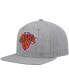 Фото #2 товара Men's Heathered Gray New York Knicks 2.0 Snapback Hat