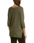Joseph Ribkoff Drop-Stitch Stripe Sweater Women's Green Xs