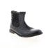 Фото #2 товара Bed Stu Baylene F321148 Womens Black Leather Zipper Ankle & Booties Boots 8.5