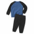 Фото #5 товара Детский спортивных костюм Puma Minicats Essentials Raglan Чёрный Синий
