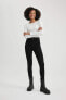 Kadın Siyah Jean Pantolon - B7498ax/nm40